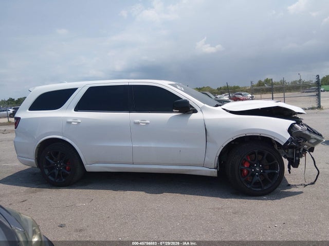 2021 Dodge Durango R/t Awd მანქანა იყიდება აუქციონზე, vin: 1C4SDJCT9MC638650, აუქციონის ნომერი: 45756883