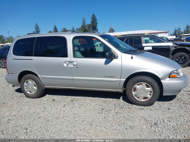 Aukcja sprzedaży 2000 Nissan Quest Gle/gxe/se-cloth/se-leather, vin: 4N2XN11T9YD819962, numer aukcji: 45756907