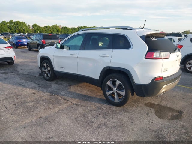2019 Jeep Cherokee Limited 4x4 მანქანა იყიდება აუქციონზე, vin: 1C4PJMDX9KD395141, აუქციონის ნომერი: 45757033