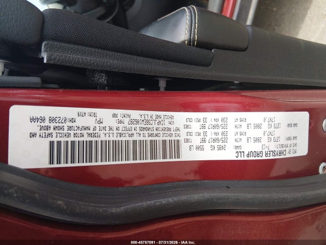 Продажа на аукционе авто 2014 Jeep Cherokee Latitude, vin: 1C4PJLCS6EW106287, номер лота: 45757091