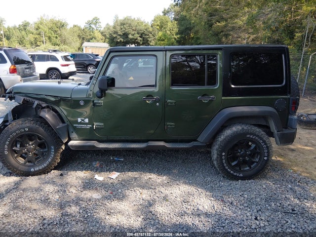 2008 Jeep Wrangler Unlimited X მანქანა იყიდება აუქციონზე, vin: 1J4GA39168L548663, აუქციონის ნომერი: 45757132