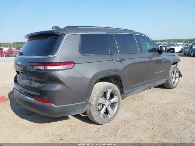45757272 :رقم المزاد ، 1C4RJKBG8M8204658 vin ، 2021 Jeep Grand Cherokee L Limited 4x4 مزاد بيع