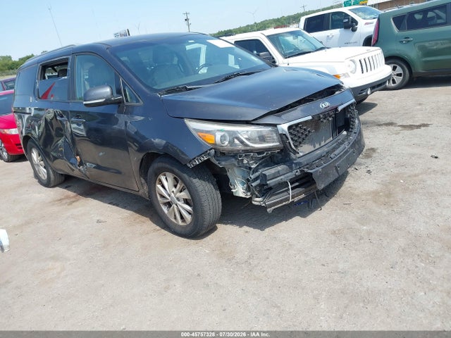 45757328 :رقم المزاد ، KNDMB5C12H6234369 vin ، 2017 Kia Sedona Lx مزاد بيع