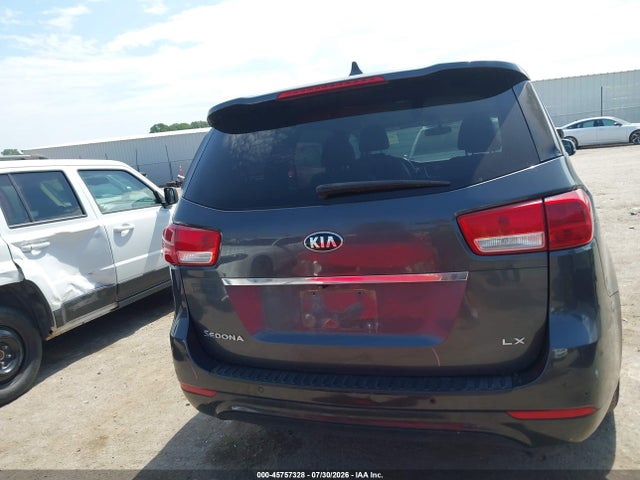 45757328 :رقم المزاد ، KNDMB5C12H6234369 vin ، 2017 Kia Sedona Lx مزاد بيع