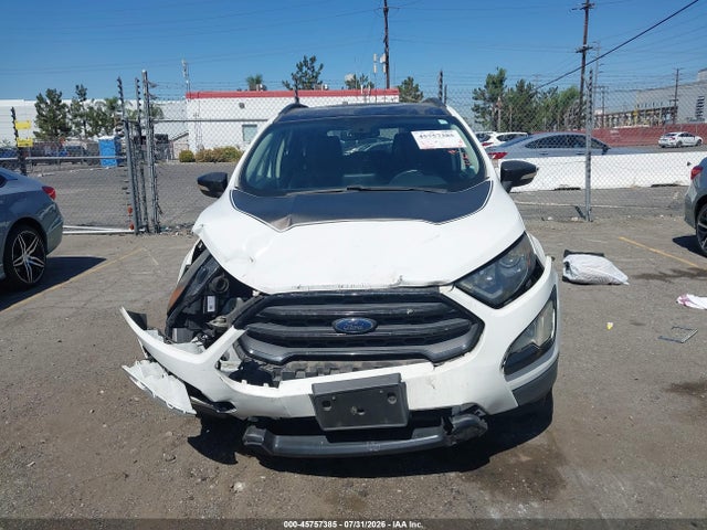 45757385 :رقم المزاد ، MAJ6S3JL4KC255031 vin ، 2019 Ford Ecosport Ses مزاد بيع