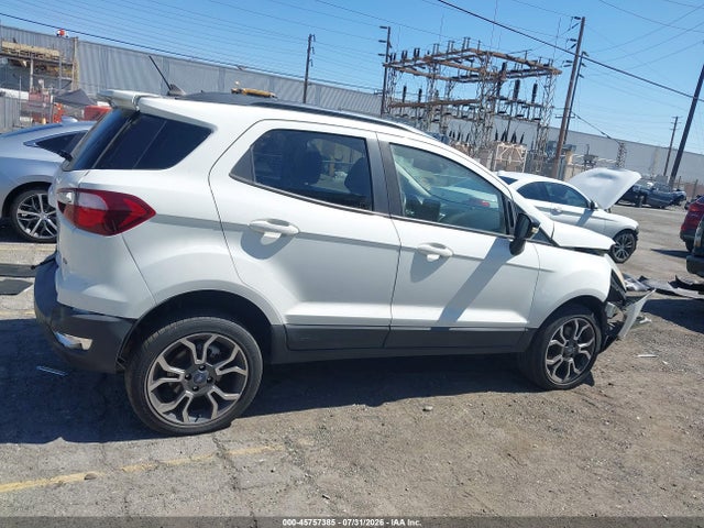45757385 :رقم المزاد ، MAJ6S3JL4KC255031 vin ، 2019 Ford Ecosport Ses مزاد بيع