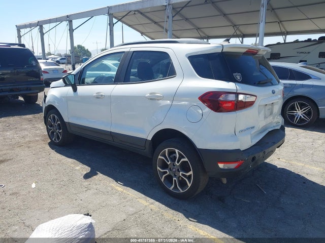 45757385 :رقم المزاد ، MAJ6S3JL4KC255031 vin ، 2019 Ford Ecosport Ses مزاد بيع