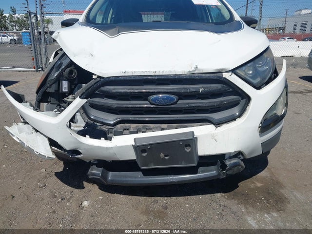 45757385 :رقم المزاد ، MAJ6S3JL4KC255031 vin ، 2019 Ford Ecosport Ses مزاد بيع
