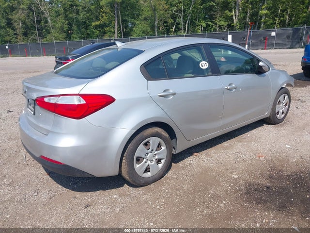 2014 Kia Forte Lx მანქანა იყიდება აუქციონზე, vin: KNAFK4A64E5066749, აუქციონის ნომერი: 45757440