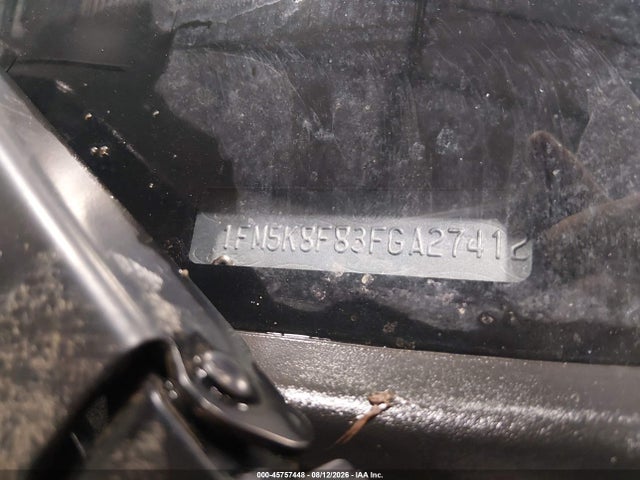1FM5K8F83FGA27412 Ford Explorer Limited