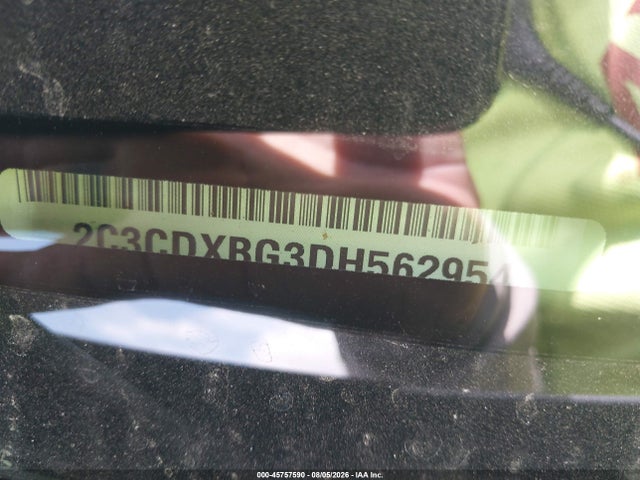 45757590 :رقم المزاد ، 2C3CDXBG3DH562954 vin ، 2013 Dodge Charger Se مزاد بيع