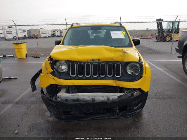 2016 Jeep Renegade Sport მანქანა იყიდება აუქციონზე, vin: ZACCJAAT0GPD14955, აუქციონის ნომერი: 45757727