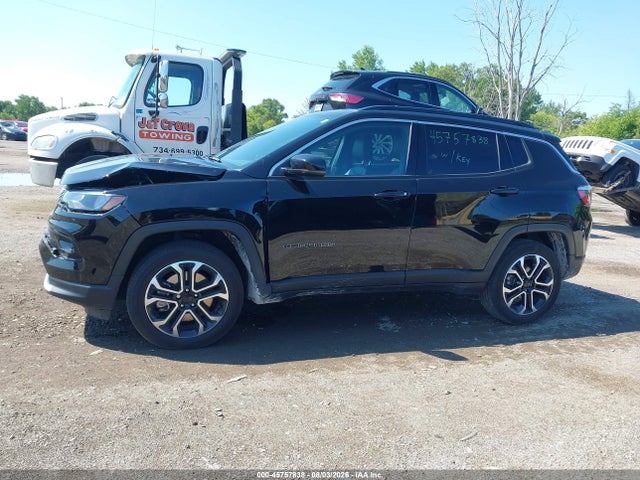 45757838 :رقم المزاد ، 3C4NJDCN4RT102631 vin ، 2024 Jeep Compass Limited 4x4 مزاد بيع