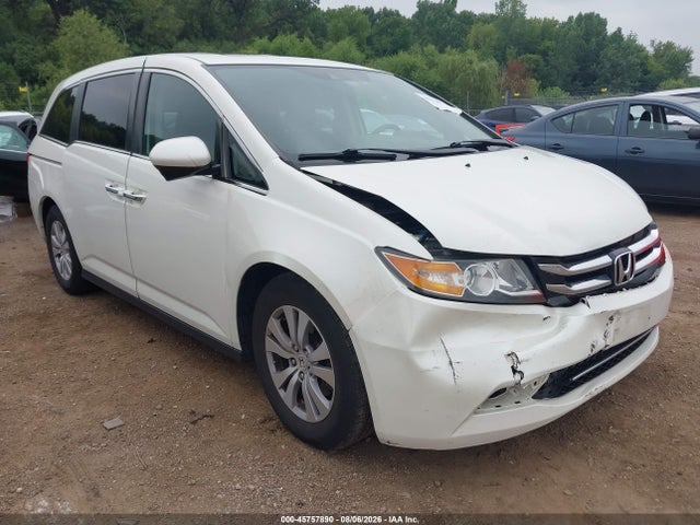 45757890 :رقم المزاد ، 5FNRL5H60HB020704 vin ، 2017 Honda Odyssey Ex-l مزاد بيع