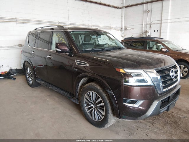 2022 Nissan Armada Sl 4wd მანქანა იყიდება აუქციონზე, vin: JN8AY2BBXN9813795, აუქციონის ნომერი: 45757909