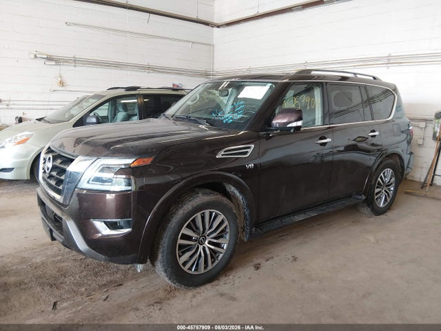 2022 Nissan Armada Sl 4wd მანქანა იყიდება აუქციონზე, vin: JN8AY2BBXN9813795, აუქციონის ნომერი: 45757909
