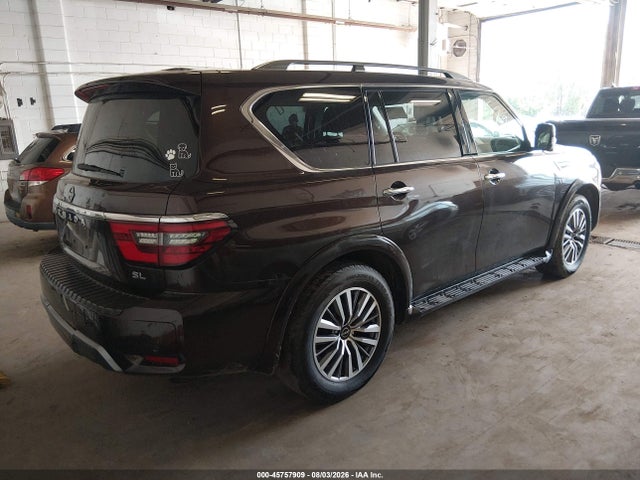 2022 Nissan Armada Sl 4wd მანქანა იყიდება აუქციონზე, vin: JN8AY2BBXN9813795, აუქციონის ნომერი: 45757909