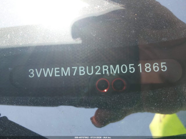 45757982 :رقم المزاد ، 3VWEM7BU2RM051865 vin ، 2024 Volkswagen Jetta 1.5t Se مزاد بيع