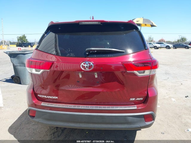 45757987 :رقم المزاد ، 5TDJZRFH4HS483044 vin ، 2017 Toyota Highlander Se مزاد بيع