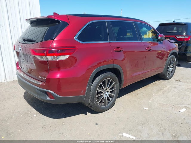 45757987 :رقم المزاد ، 5TDJZRFH4HS483044 vin ، 2017 Toyota Highlander Se مزاد بيع