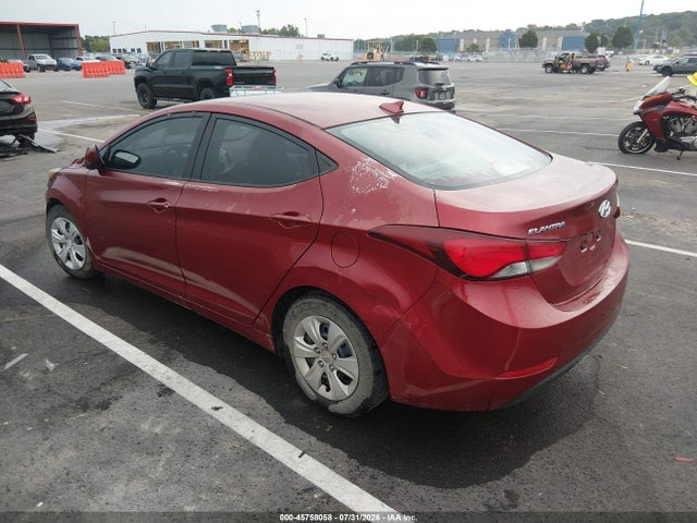 2016 Hyundai Elantra Se მანქანა იყიდება აუქციონზე, vin: 5NPDH4AE1GH702479, აუქციონის ნომერი: 45758058