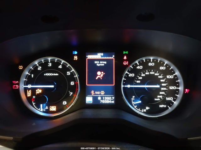 45758091 :رقم المزاد ، 4S4WMARD8K3481686 vin ، 2019 Subaru Ascent Touring مزاد بيع