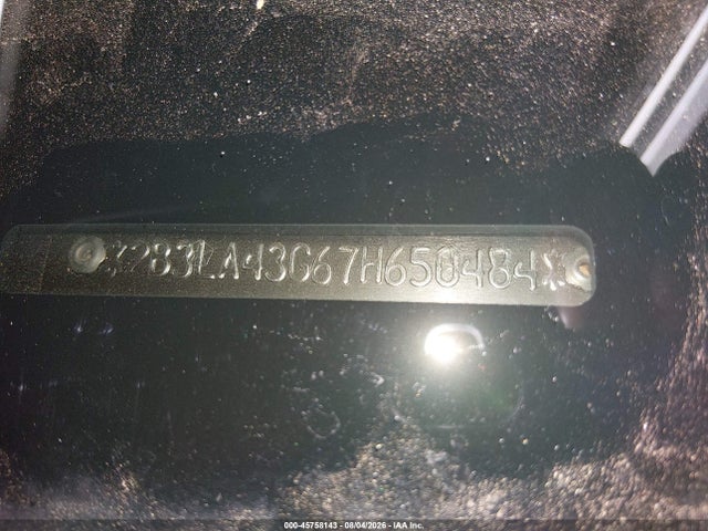 2007 Dodge Charger მანქანა იყიდება აუქციონზე, vin: 2B3LA43G67H650484, აუქციონის ნომერი: 45758143