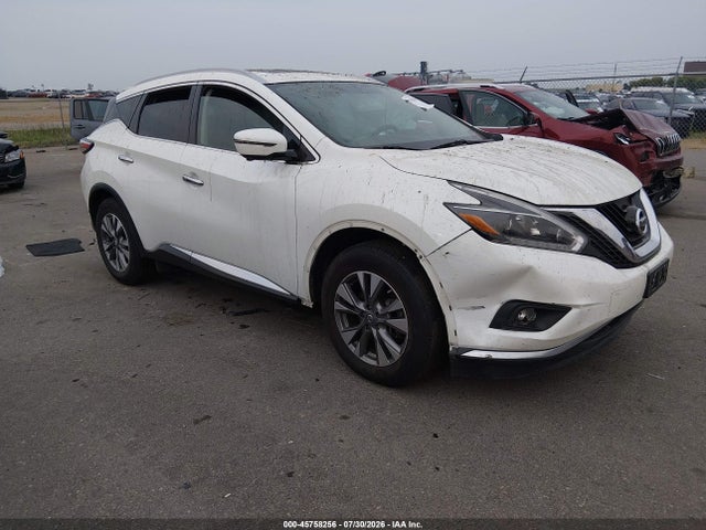 45758256 :رقم المزاد ، 5N1AZ2MH9JN190922 vin ، 2018 Nissan Murano Sl مزاد بيع