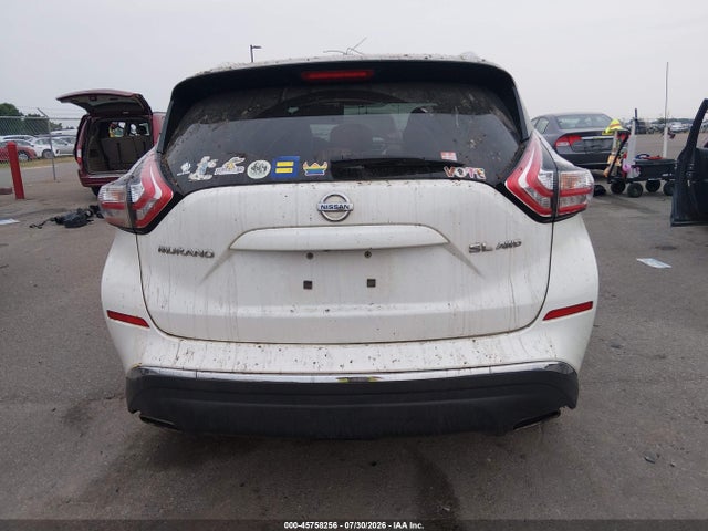 45758256 :رقم المزاد ، 5N1AZ2MH9JN190922 vin ، 2018 Nissan Murano Sl مزاد بيع