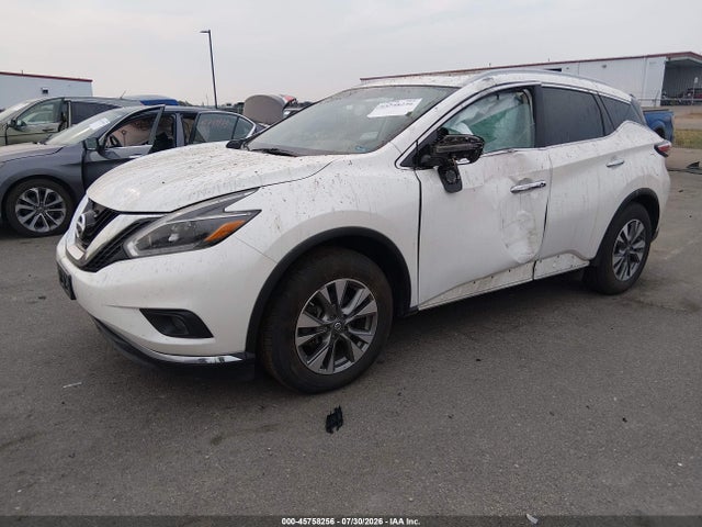 45758256 :رقم المزاد ، 5N1AZ2MH9JN190922 vin ، 2018 Nissan Murano Sl مزاد بيع
