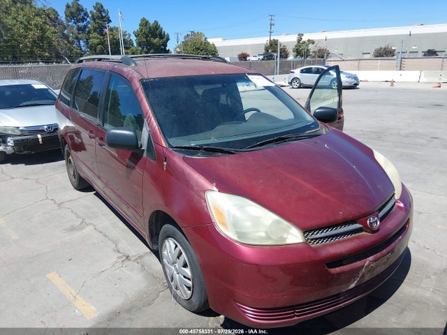 2005 Toyota Sienna Le მანქანა იყიდება აუქციონზე, vin: 5TDZA23C65S327156, აუქციონის ნომერი: 45758331