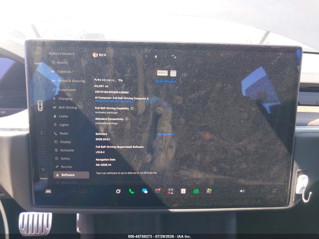 Продаж на аукціоні авто 2021 Tesla Model S Long Range Dual Motor All-wheel Drive, vin: 5YJSA1E53MF436865, номер лоту: 45758373