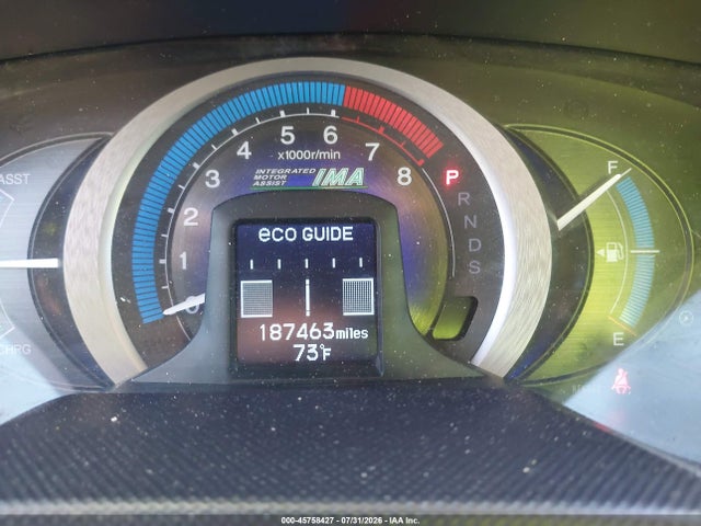 45758427 :رقم المزاد ، JHMZE2H74AS028944 vin ، 2010 Honda Insight Ex مزاد بيع