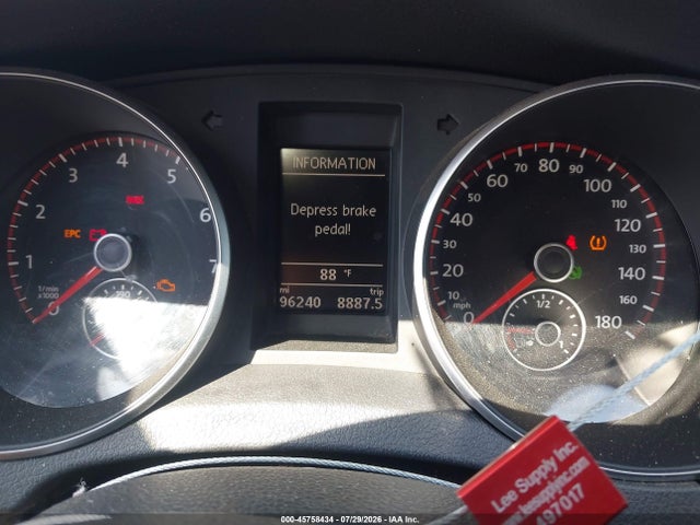 45758434 :رقم المزاد ، WVWHD7AJ2EW009889 vin ، 2014 Volkswagen Gti Wolfsburg Edition مزاد بيع