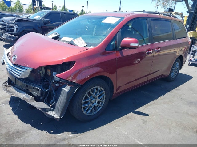 Продажа на аукционе авто 2015 Toyota Sienna Limited Premium 7 Passenger, vin: 5TDDK3DC4FS121024, номер лота: 45758683