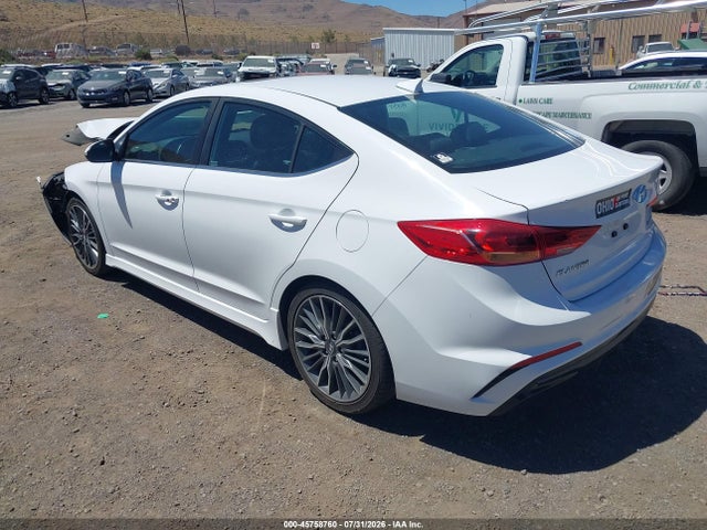 2018 Hyundai Elantra Sport მანქანა იყიდება აუქციონზე, vin: KMHD04LB5JU504555, აუქციონის ნომერი: 45758760