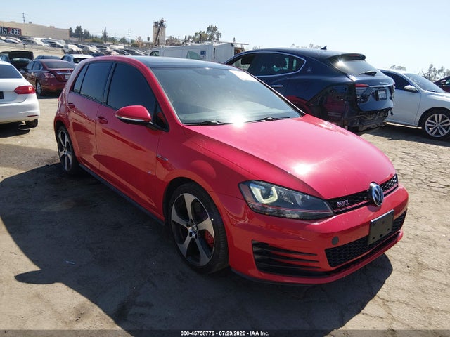 Auction sale of the 2017 Volkswagen Golf Gti Autobahn 4-door/s 4-door/se 4-door/sport 4-door, vin: 3VW547AU2HM073641, lot number: 45758776