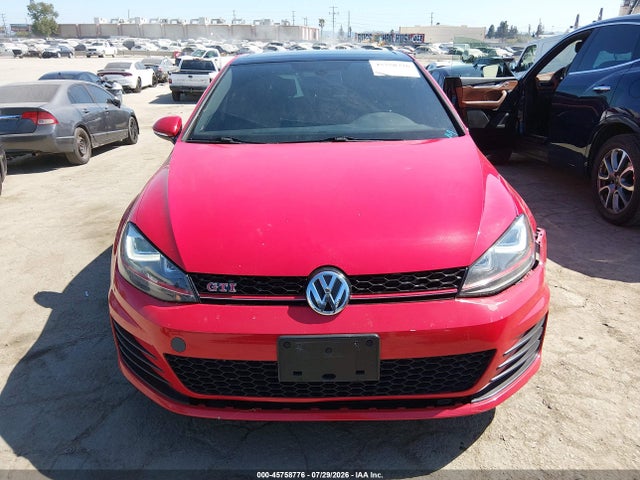 45758776 :رقم المزاد ، 3VW547AU2HM073641 vin ، 2017 Volkswagen Golf Gti Autobahn 4-door/s 4-door/se 4-door/sport 4-door مزاد بيع