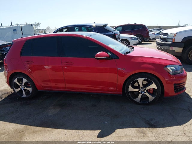 45758776 :رقم المزاد ، 3VW547AU2HM073641 vin ، 2017 Volkswagen Golf Gti Autobahn 4-door/s 4-door/se 4-door/sport 4-door مزاد بيع