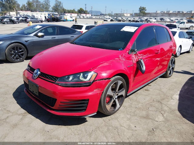 45758776 :رقم المزاد ، 3VW547AU2HM073641 vin ، 2017 Volkswagen Golf Gti Autobahn 4-door/s 4-door/se 4-door/sport 4-door مزاد بيع