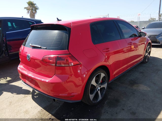45758776 :رقم المزاد ، 3VW547AU2HM073641 vin ، 2017 Volkswagen Golf Gti Autobahn 4-door/s 4-door/se 4-door/sport 4-door مزاد بيع