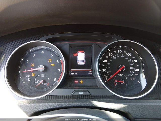 45758776 :رقم المزاد ، 3VW547AU2HM073641 vin ، 2017 Volkswagen Golf Gti Autobahn 4-door/s 4-door/se 4-door/sport 4-door مزاد بيع