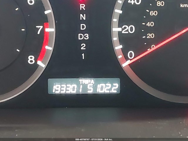 45758787 :رقم المزاد ، 1HGCP26469A045600 vin ، 2009 Honda Accord 2.4 Lx-p مزاد بيع
