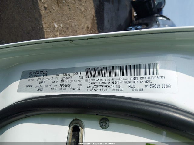 Aukcja sprzedaży 2015 Ram 1500 Lone Star, vin: 1C6RR7TM6FS695710, numer aukcji: 45758931