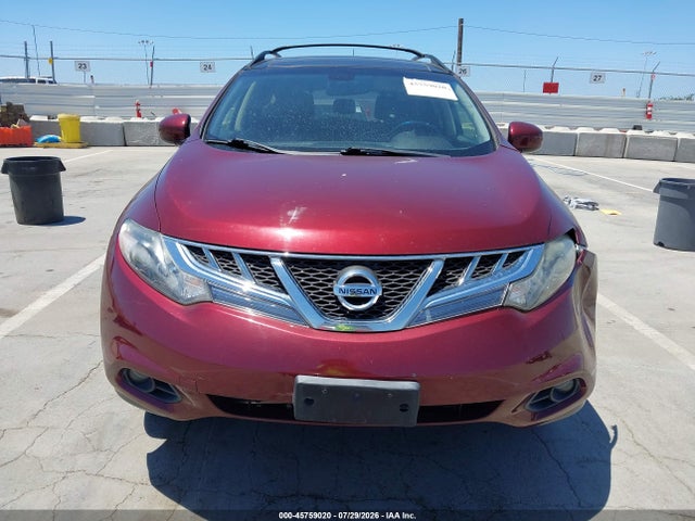 Продажа на аукционе авто 2012 Nissan Murano Sl, vin: JN8AZ1MU2CW118005, номер лота: 45759020