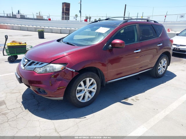 Продажа на аукционе авто 2012 Nissan Murano Sl, vin: JN8AZ1MU2CW118005, номер лота: 45759020