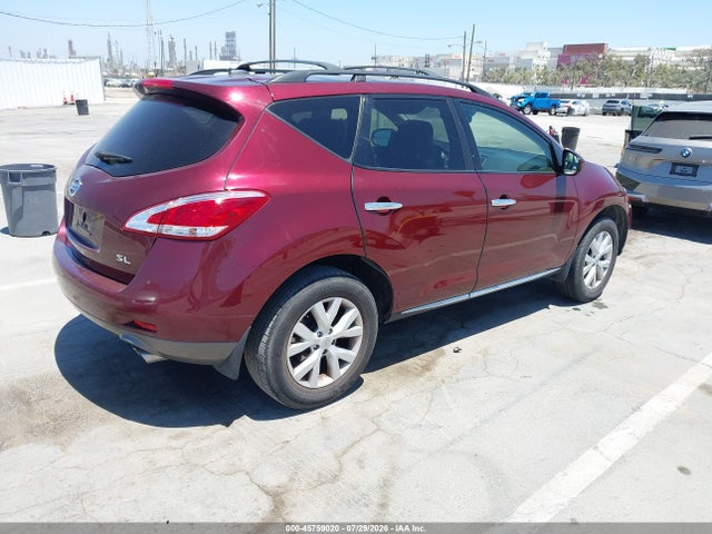 Продажа на аукционе авто 2012 Nissan Murano Sl, vin: JN8AZ1MU2CW118005, номер лота: 45759020