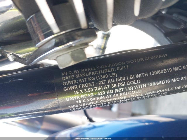 1HD1KRC30HB664399 Harley-Davidson Flhxs Street Glide Special