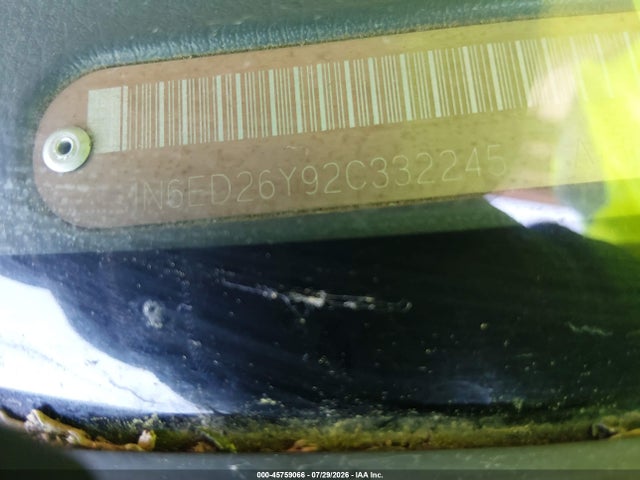 Aukcja sprzedaży 2002 Nissan Frontier Xe-v6, vin: 1N6ED26Y92C332245, numer aukcji: 45759066