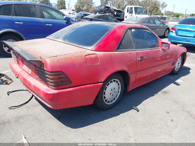 45759191 :رقم المزاد ، WDBFA66E7MF030482 vin ، 1991 Mercedes-benz 500 Sl مزاد بيع